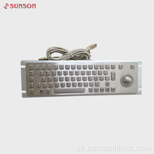 Металева клавіатура для захисту від бунтів для інформаційного кіоску